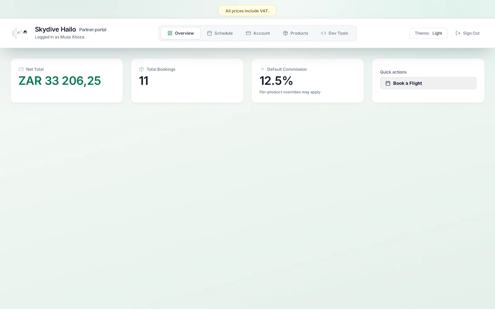 Hailo — the partner portal