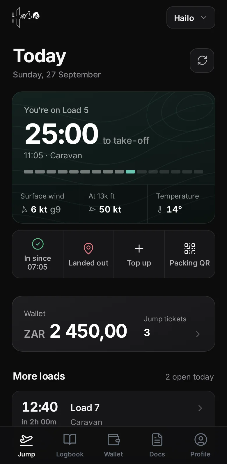 Hailo — the jumper app with a load countdown